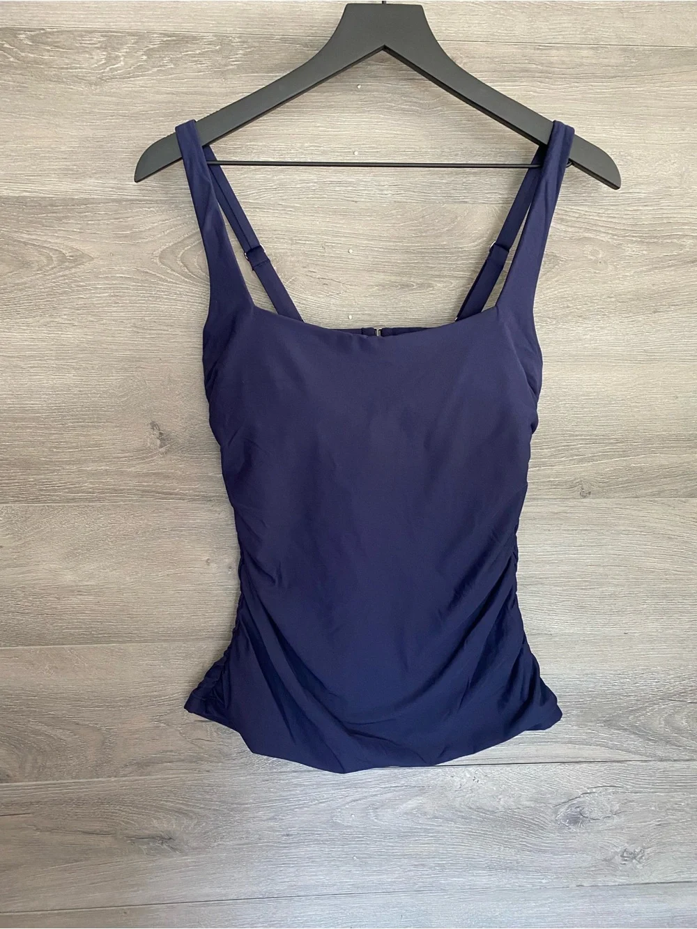 Athleta Square Neck Bra Cup Tankini Swim Top